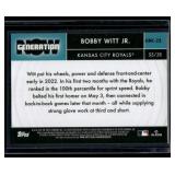 Bobby Witt Jr. RC 2022 Topps NOW Generation #GNC-23 Rookie Baseball Card
