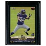 Cordarelle Patterson RC Refractor /299 2013 Topps Chrome #19 Rookie Minnesota Vikings Football Card