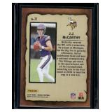 JJ McCarthy RC 2024 Mosaic Noteriety #21 Rookie Minnesota Vikings Football Card