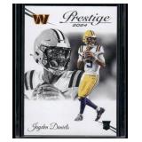 Jayden Daniels RC 2024 Prestige #302 Rookie Football Card