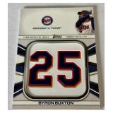 Byron Buxton Commemorative Jersey Number Medallion 2022 Topps #JNM-BBU Minnesota Twins Baseball Card