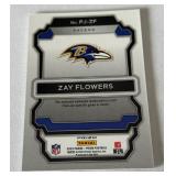 Zay Flowers RC Relic 2023 Prizm Premier Jerseys #PJ-ZF Rookie Football Card