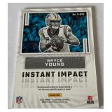 Bryce Young RC Relic 2023 Illusions Instant Impact #II-BYC Rookie Football Card