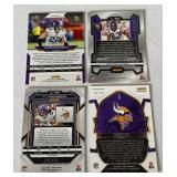 Minnesota Vikings 4 Numbers Cards - Hockenson /400, Smith /249, Randle /249, Cine 01/25 Football Cards