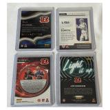 Joe Burrow 4 Card Football Lot