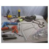 (A-3) Lot of Misc - Foot Air Pump, ...