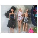(A-3) Assorted Dolls and Case Full ...