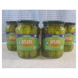 (B-2) 4 Jars of Kosher Dill Pickle ...