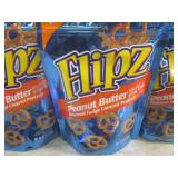 (B-1) 7 Bags of Flipz Peanut Butter...