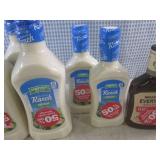 (B-4) Assorted Bottles of Ranch Dre...