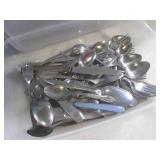 (F-2) Tote of Assorted Stoneware Di...