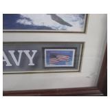 (FS) 3 Framed Military Navy, Air Fo...