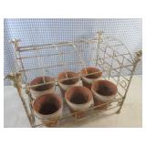 (EC1) Vintage Metal Plant Holder/St...