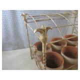 (EC1) Vintage Metal Plant Holder/St...