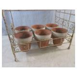 (EC1) Vintage Metal Plant Holder/St...