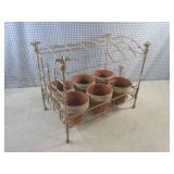 (EC1) Vintage Metal Plant Holder/St...