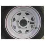 (F-3) Trailer Wheel - 5 Lug 12x4 Ri...