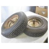(F-3) 2 Lawn Equipment Wheels 4.80/...
