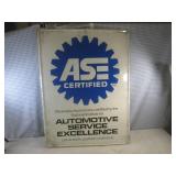 (FS) Large Metal ASE Certified Sign...