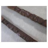 (CNTR) Large Vintage Wood Hand Carv...