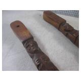 (CNTR) Large Vintage Wood Hand Carv...