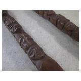 (CNTR) Large Vintage Wood Hand Carv...