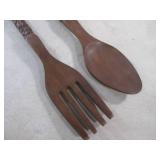 (CNTR) Large Vintage Wood Hand Carv...