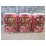 (B-3) 3 Containers of Country Time ...