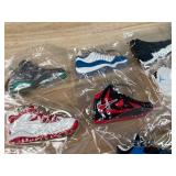 20 Brand New Nike Air Jordan Sneaker Air Max Foamposite Lebron Shoe Keychains