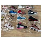 20 Brand New Nike Air Jordan Sneaker Air Max Foamposite Lebron Shoe Keychains