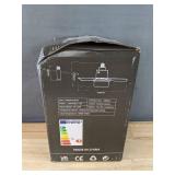 Brand New Socket Fan Light with Double Layer Shade Ceiling Fans with Remote and App Contro 3 Colors Wood Color