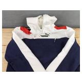 Brand New Puma Hooded Sweatshirt in Red, White, and Blue - Men