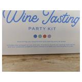 Brand New Wine Tasting Party Kit with Tasting Notepad and Coasters