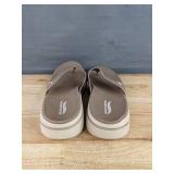 Brand New Skechers Rhinestone Flip Flops Taupe Women