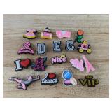 20 Brand New Assorted Decorative Croc Shoe Charms