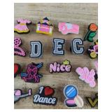 20 Brand New Assorted Decorative Croc Shoe Charms