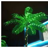 Brand New Artificial Lighted Palm Tree, 7-Foot with Remote Control, $85.00 Retail