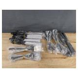 Brand New Steak Knives, Forks, Butter Knives, and Spoons