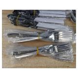 Brand New Steak Knives, Forks, Butter Knives, and Spoons