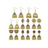 8 Brand New Pairs of Gleamall Jhumka Indian Pierced Earrings