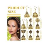 8 Brand New Pairs of Gleamall Jhumka Indian Pierced Earrings