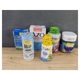 Brand New Health Supplements and Chewables - Azo, Wonder Belly, Olly, Claritin, Vitafusion