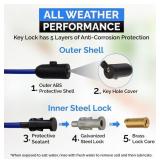 Brand New 10ft DockLocks Security Cable with Key Lock