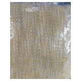 2 Brand New 16" x 16" Yellow and White Throw Pillows