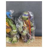 4 Brand New Teenage Mutant Ninja Turtles Action Figures - Donatello, Leonardo, Michelangelo, Raphael
