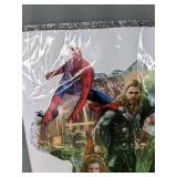 Brand New Marvel Superhero Wall Decal and Hulk Helium Balloons Set