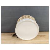 Brand New LiveTrends Hayworth Ceramic Indoor Planter Pot Matte White 6.5"