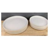 Brand New The Terra Ceramic Dinnerware Set, Reactive White, 6 Piece