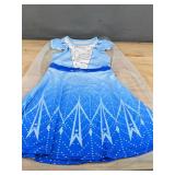 Brand New WonderBabe Princess Dress with Cape for Girls Size 3-4T