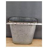 Brand New Galvanized Metal Farmhouse Bucket Style Tin